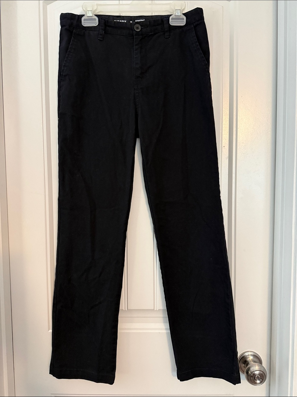Old Navy Black Straight-Leg Kids Pants